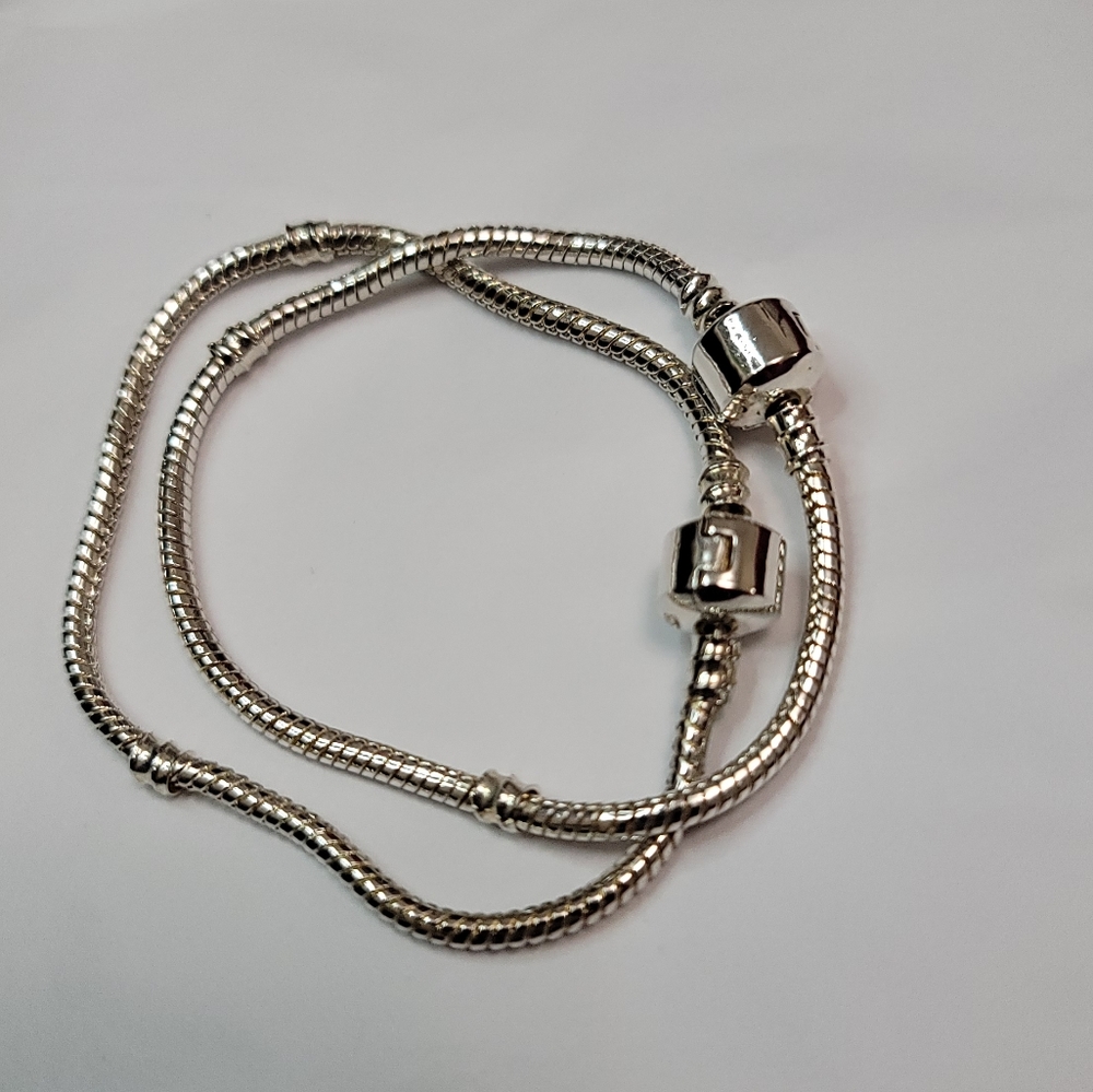 2 Sterling silver bracelets